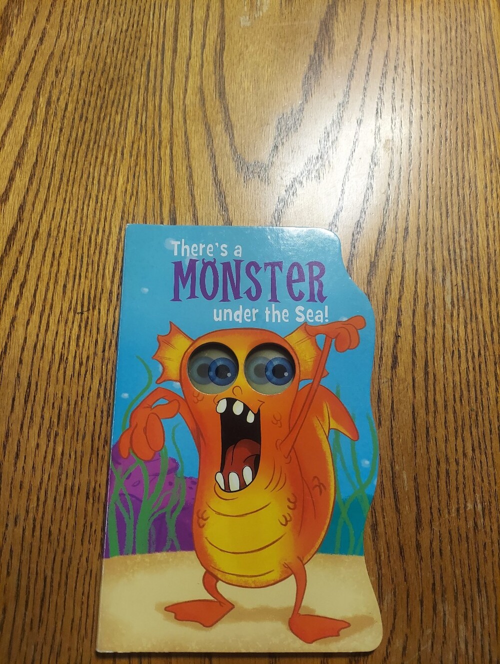 Theres A Monster Under The Sea Board Book Googly Eyes Clever Factory Toddler